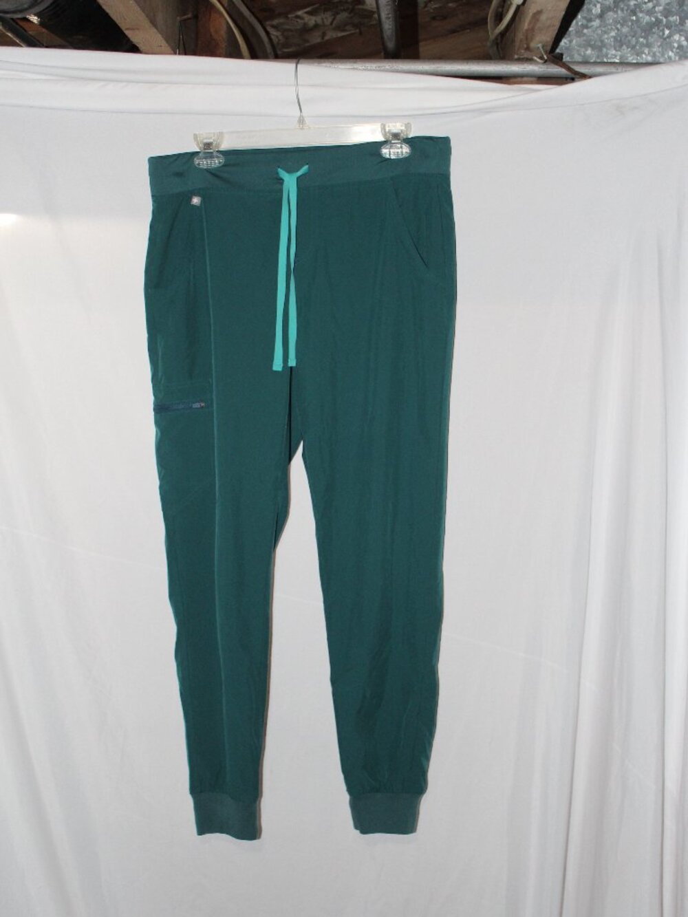 Figs Womens FionLite Carribean Blue Zamora Jogger Scrub Pants